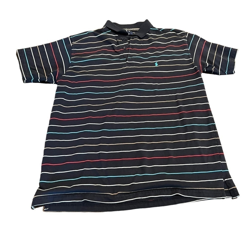 Polo Striped Men’s Short Sleeve Polo Shirt Size Medium